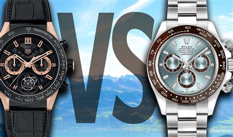 rolex tag heuer watches|tag vs rolex.